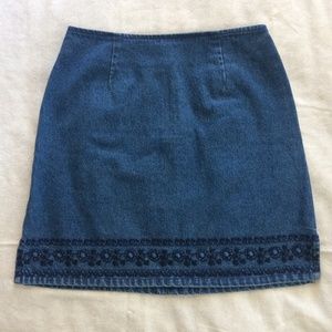 Vintage Denim Skirt